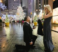 nyc proposal photographer at rockerfeller