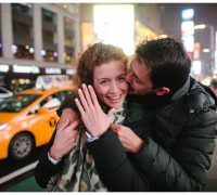 proposal photographer nyc at times square